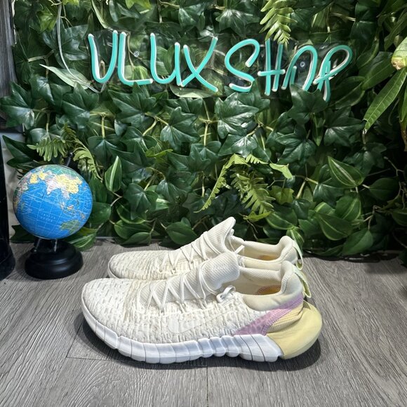 Nike Free RN 5.0 Next Nature Women's Size 9 Running Shoes White Artic Pink - Picture 4 of 7